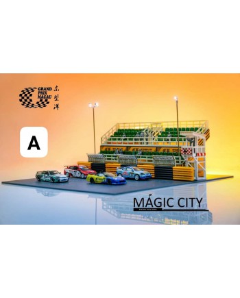 Magic City 1:64 Macau Guia Circuit GP diorama
