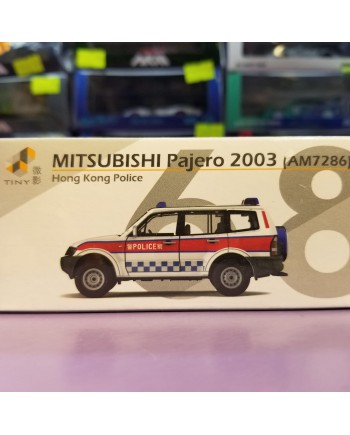 TINY 城市 68 合金車仔 - 三菱 Pajero 2003 警察 (Diecast Model)