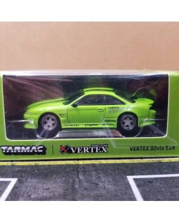 Tarmac Works 1/64 VERTEX Silvia S14 Light Green (Diecast car model)