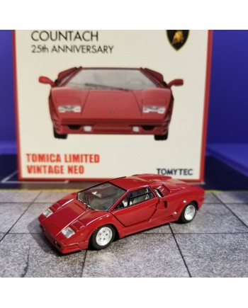 Tomytec Tomica Limited Vintage NEO - LV-N Lamborghini Countach 25th Anniversary Red (Diecast car model)