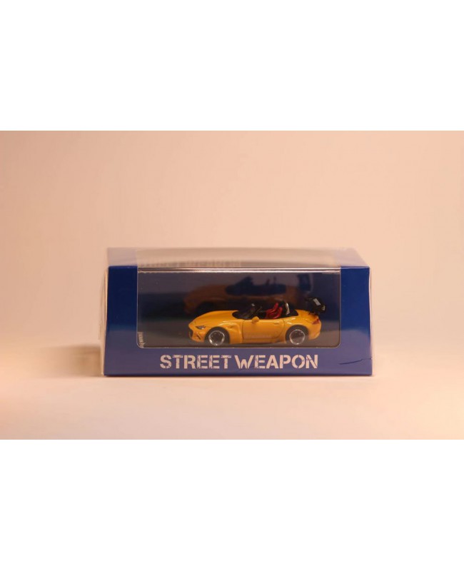 (預訂 Pre-order) Street Weapon 1:64 Mazda Mx-5 火箭兔寬體 (黃) Diecast car model