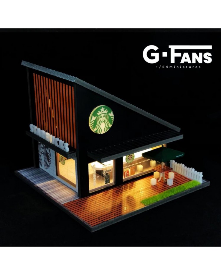 G-FANS 1:64 店鋪建築場景(Starbucks)