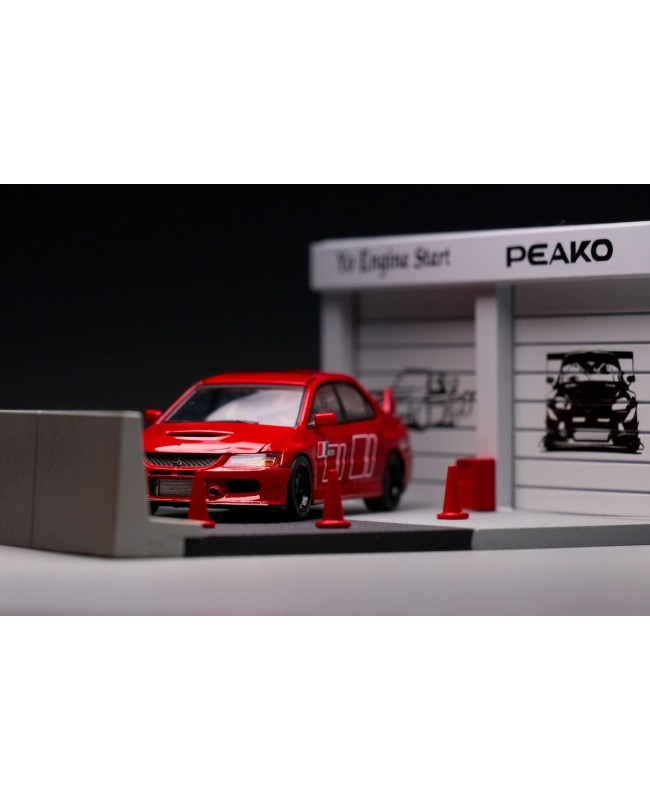 (預訂 Pre-order) Peako 1/64 Mitsubishi Lancer Evolution IX Ralliart Diecast Model - Red