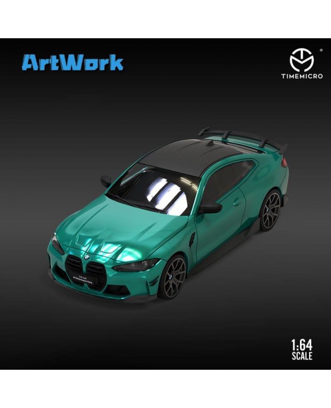 (預訂 Pre-order) ArtWork x Time Mirco TM 1:64 BMW M4 第2代G82 簡裝版 Dream系列 (Diecast Model) - 綠