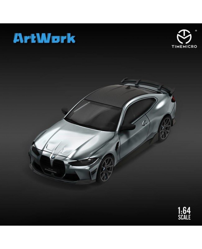(預訂 Pre-order) ArtWork x Time Mirco TM 1:64 BMW M4 第2代G82 簡裝版 Dream系列 (Diecast Model) - 灰
