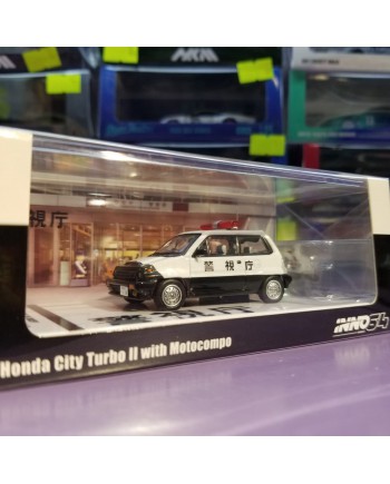 Inno64 HONDA CITY TURBO II Japanese Policar Car Concept Livery
With MOTOCOMPO (Diecast Model)
