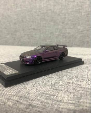 (預訂 Pre-order) Stance Hunters 1:64 Nissan Skyline R34 GTR Nismo Z Tune (Diecast Model) 紫