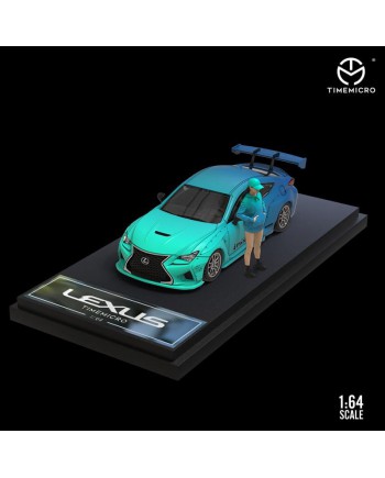 (預訂 Pre-order) Time Micro 1:64 Lexus 啞光漸變色 (Diecast Model) 漸變藍人偶版
