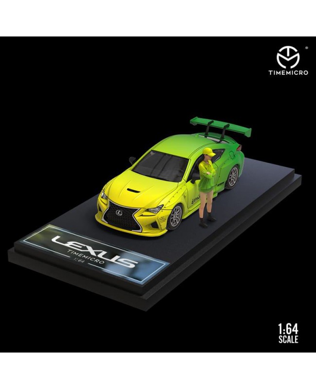(預訂 Pre-order) Time Micro 1:64 Lexus 啞光漸變色 (Diecast Model) 漸變黃人偶版