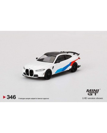 (預訂 Pre-order) Mini GT No 346 BMW M4 M-Performance (G82) Alpine White (Diecast Model)