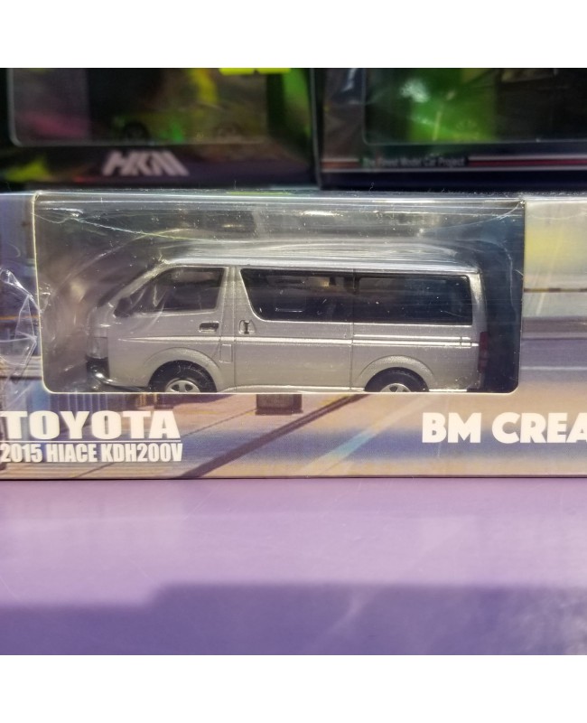 BM Creations Toyota 2016 Hiace KDH200V (Silver) (Diecast Model) 