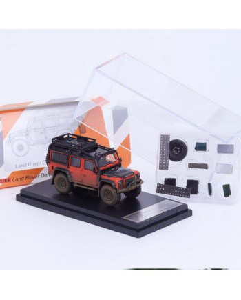 (預訂 Pre-order) Master 1/64 Land Rover Defender 110 大腳 (Diecast Model) 橙色 (泥版)