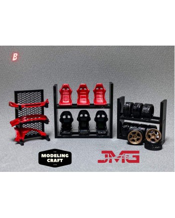 (預訂 Pre-order) JMG X Modeling Craft - Auto Parts Shelf - B