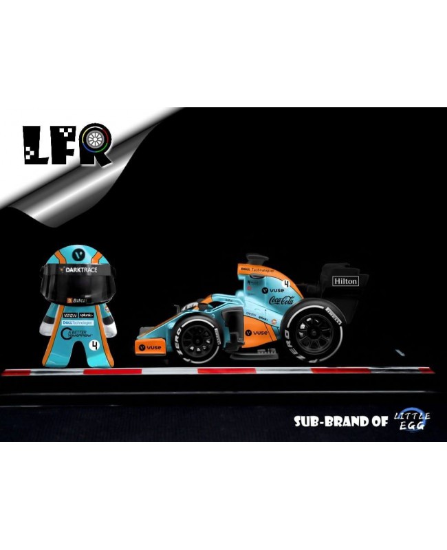 (預訂 Pre-order) LFR (Little Formula Racing) Q車蛋車 方程式賽車2021賽季系列 (Resin Model) - 210406) 海灣4號Norris摩納哥Monaco-MCL35M季軍