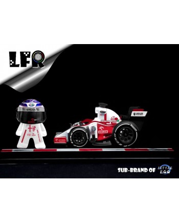 (預訂 Pre-order) LFR (Little Formula Racing) Q車蛋車 方程式賽車2021賽季系列 (Resin Model) - 210723) 白色7號Raikkonen阿布扎 Abu Dhabi-C41退役版