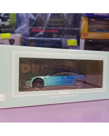 Dream 1:64 Tesla Roadster 概念車 (Diecast Model) - Blue
