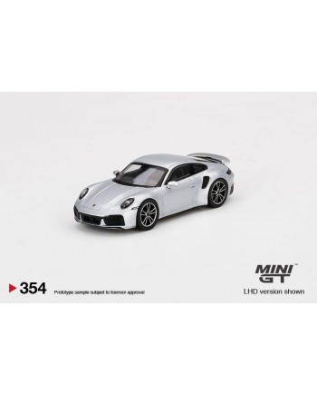 (預訂 Pre-order) Mini GT 1/64 Porsche 911 Turbo S GT Silver Metallic MGT00354 (Diecast Model)