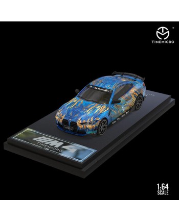 (預訂 Pre-order) TimeMicro1:64 BMW M4 STR賽車 (DIECAST MODEL) STR賽車藝術-藍
