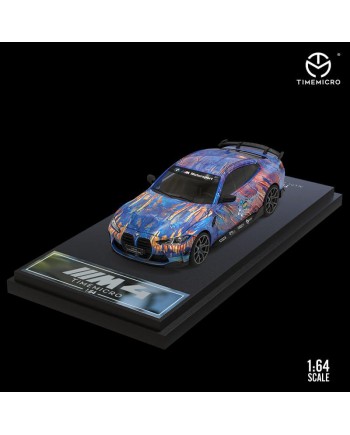 (預訂 Pre-order) TimeMicro1:64 BMW M4 STR賽車 (DIECAST MODEL) STR賽車藝術-紫