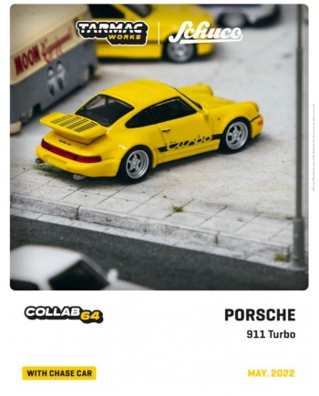 (預訂 Pre-order) Tarmac Works Porsche 911 Turbo Yellow
