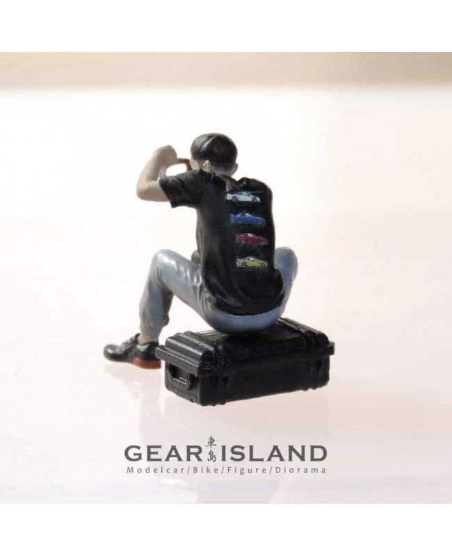 (預訂 Pre-order) Gear Island 車島 1/64 收藏c計畫社長  愛爾 連行李箱 
