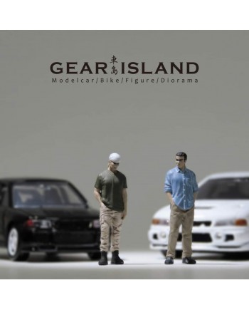 (預訂 Pre-order) Gear Island 車島 1/64 EVO車主 (二人組)