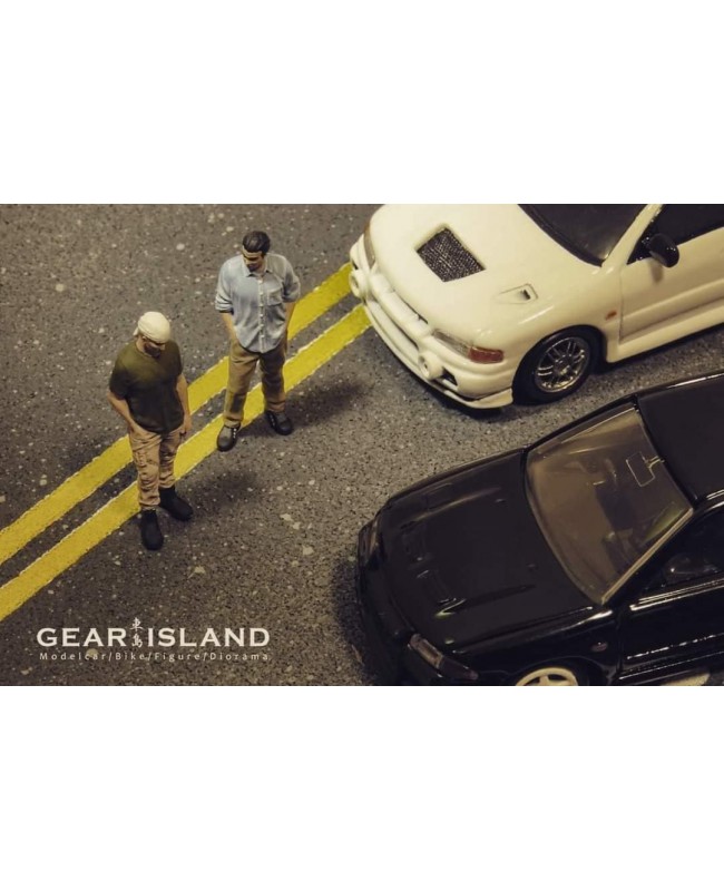 (預訂 Pre-order) Gear Island 車島 1/64 EVO車主 (二人組)