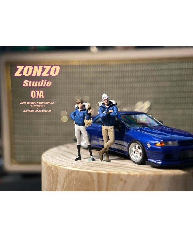 (預訂 Pre-order) ZONZO Studio 07 1/64 冬季限定情侶人偶 豪華版 海軍藍