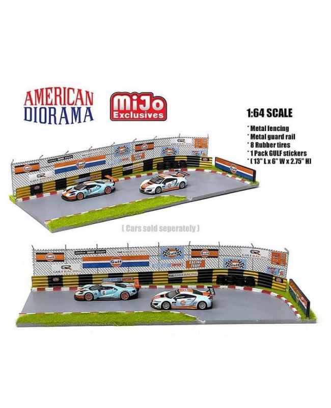 (預訂 Pre-order) Mijo American Diorama 1/64 (不連圖中小車) - Gulf
