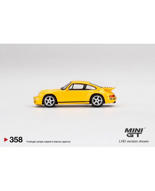 (預訂 Pre-order) Mini GT 1/64 RUF CTR Anniversary Blossom Yellow MGT00358 (Diecast Model)