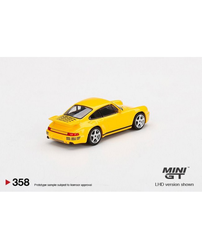 (預訂 Pre-order) Mini GT 1/64 RUF CTR Anniversary Blossom Yellow MGT00358 (Diecast Model)