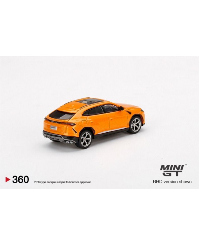 (預訂 Pre-order) Mini GT 1/64 Lamborghini Urus Arancio Borealis MGT00360 (Diecast Model)
