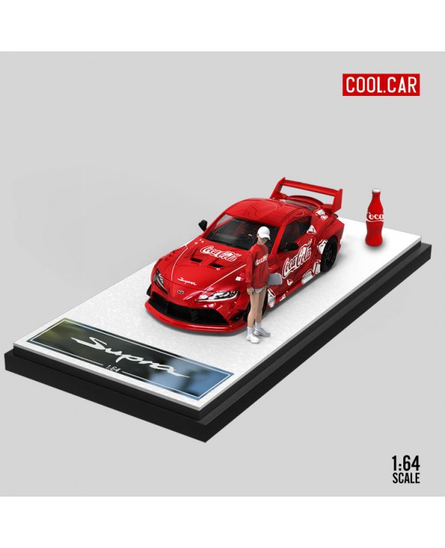 (預訂 Pre-order) CooLCar 1:64 Toyota Supra Monster / Coca Cola (Diecast Model) Coca Cola 人偶版 (可樂瓶+女人偶)