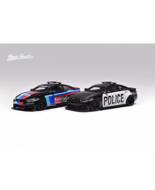 (預訂 Pre-order) Stance Hunters 1/64 LBWK BMW M4 (Resin Model) Police Car