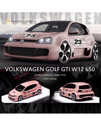(預訂 Pre-order) TP 1:64 Golf GTI W12 650 (Resin Model) Pink Pig