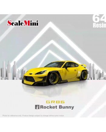 (預訂 Pre-order) Scale Mini 1:64 GR86 Rocket Bunny (Resin Model) Yellow