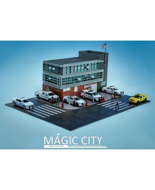 (預訂 Pre-order) Magic City 1/64 美國街景 紐約警局