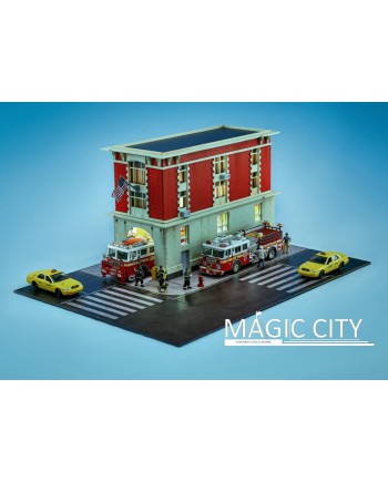 (預訂 Pre-order) Magic City 1/64 美國街景 紐約消防局