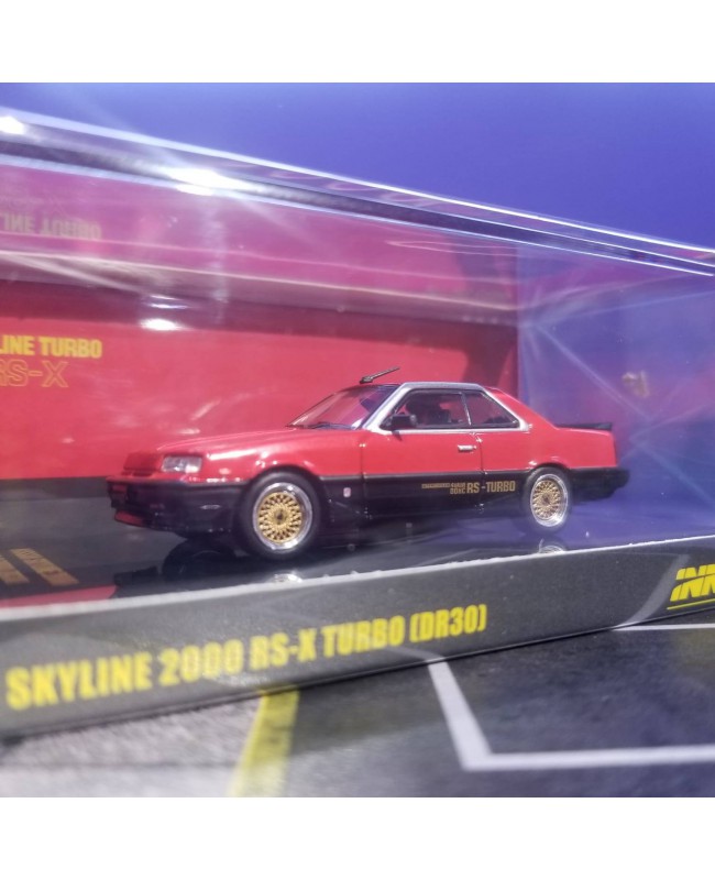 Inno64 NISSAN SKYLINE 2000 TURBO RS-X (R30) Red/Black (IN64-R30-RED) (Diecast Model)