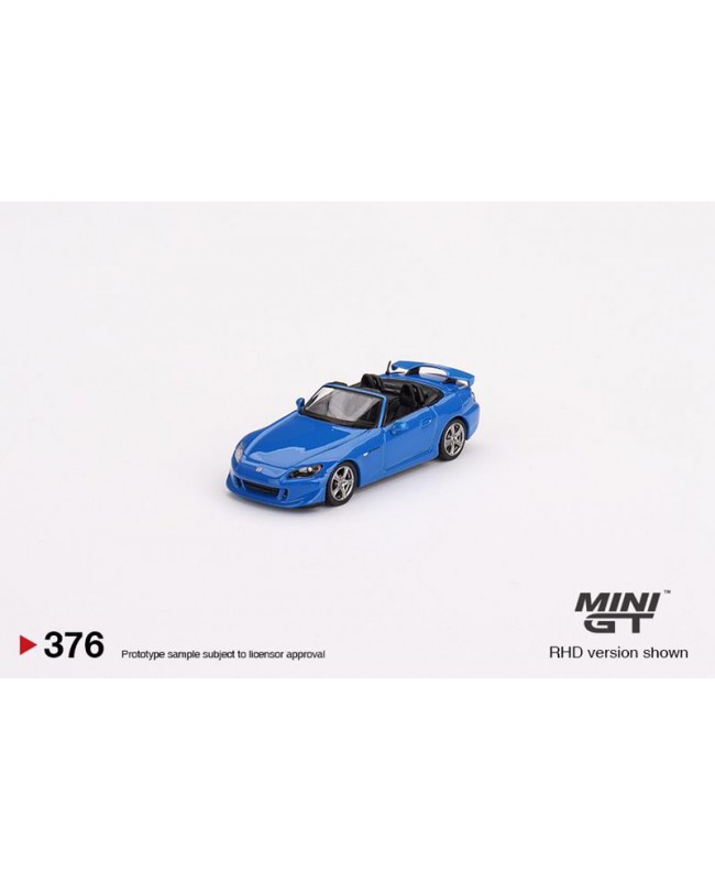 (預訂 Pre-order) Mini GT 1/64 Honda S2000 (AP2) Type S Apex Blue (MGT00376-R) (Diecast Model)