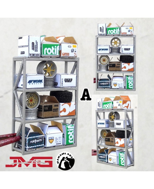 (預訂 Pre-order) JMG X HANAMI ART 1/64 Car parts decoration - Round 2 (A)