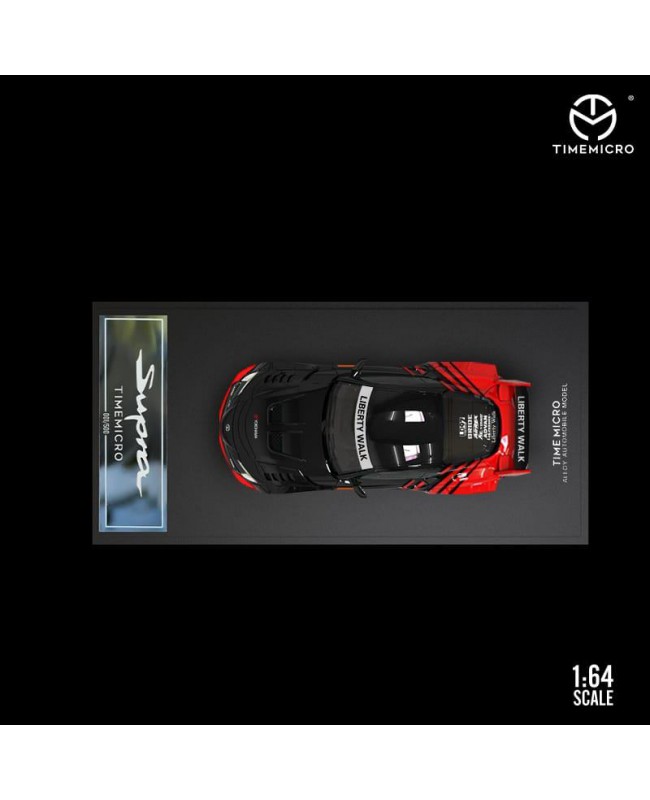 (預訂 Pre-order) TimeMicro 1:64 Toyota Supra ADVAN 紅黑色塗裝限量特別版 (Diecast Model)
