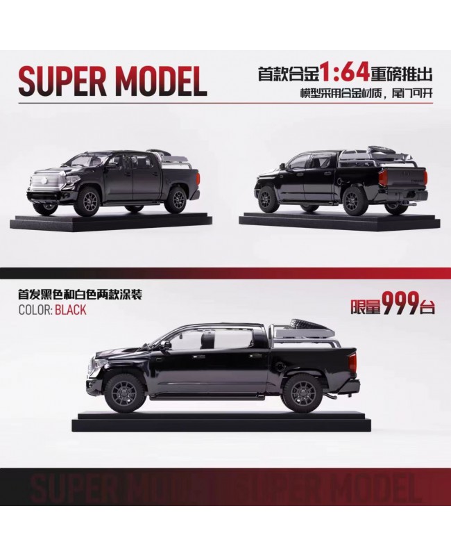(預訂 Pre-order) SUPER MODEL Toyota Tundra 大型 Pickup (Diecast Model) Black