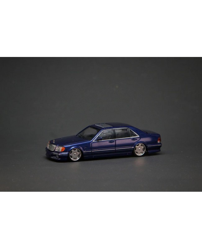 (預訂 Pre-order) Street Weapon 1:64 Benz W140 (Diecast car model) Blue