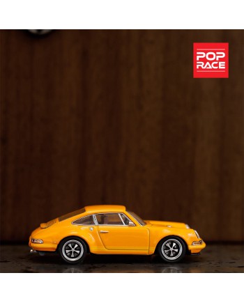 (預訂 Pre-order) Pop Race 1:64 911 Singer 964 (Diecast car model) RETRO ORANGE CLASSIC