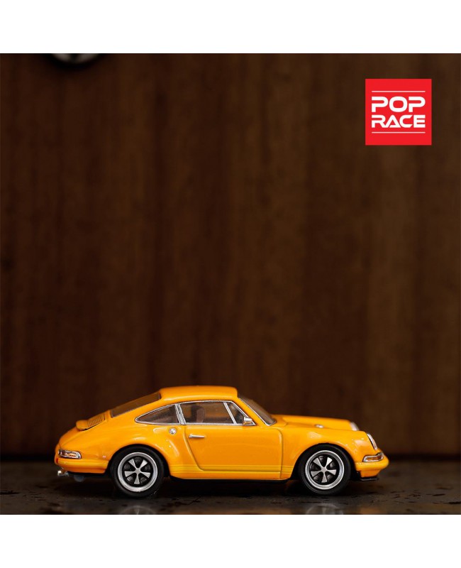 (預訂 Pre-order) Pop Race 1:64 911 Singer 964 (Diecast car model) RETRO ORANGE CLASSIC