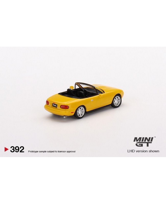 (預訂 Pre-order) Mini GT 1/64 MGT00392-L - Mazda Miata MX-5 (NA) Sunburst Yellow LHD (Diecast car model)