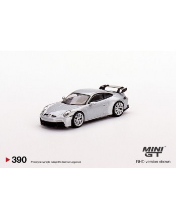 (預訂 Pre-order) Mini GT 1/64 MGT00390-R - Porsche 911 (992) GT3 GT Silver Metallic RHD (Diecast car model)