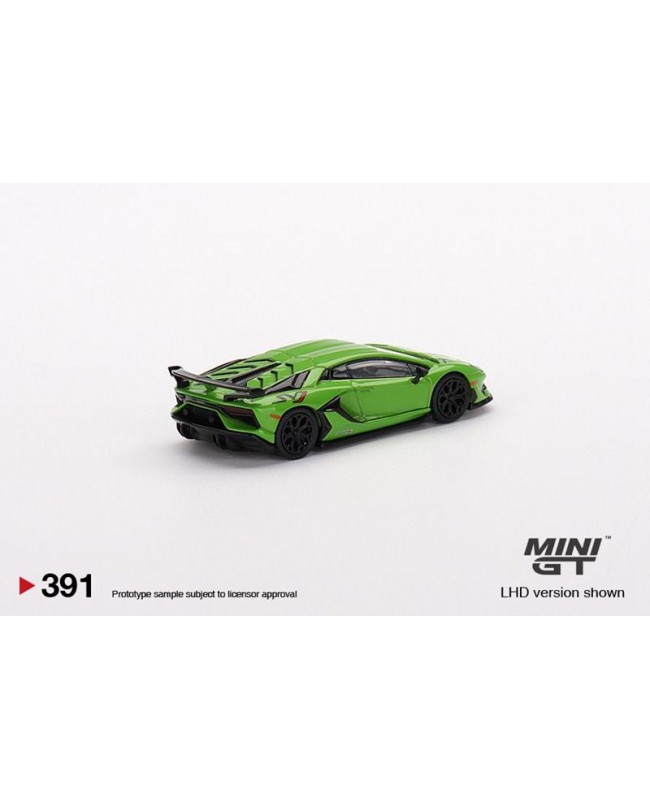 (預訂 Pre-order) Mini GT 1/64 MGT00391-R - Lamborghini Aventador SVJ Verde Mantis RHD (Diecast car model)