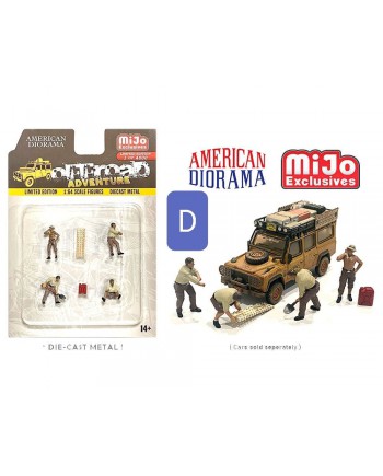 (預訂 Pre-order) American Diorama Mijo Exclusives 1:64 Figure Set - Off Road Adventure (Excluding car models) (AD-76492MJ)